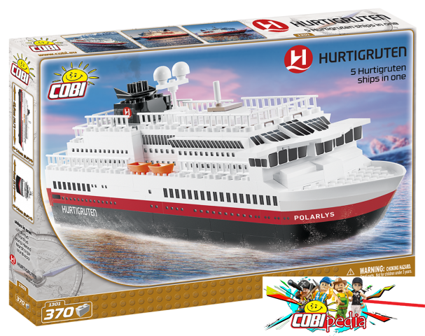 Cobi 1301 Hurtigruten 5 Ships in One