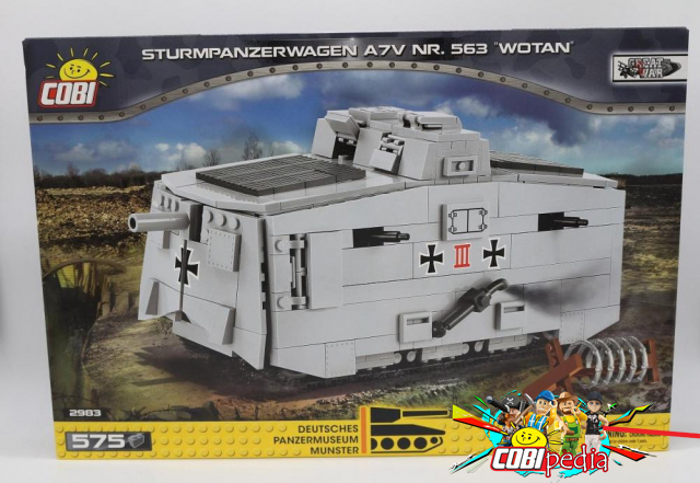 Cobi 2983 Sturmpanzerwagen A7V Nr. 563 "Wotan"