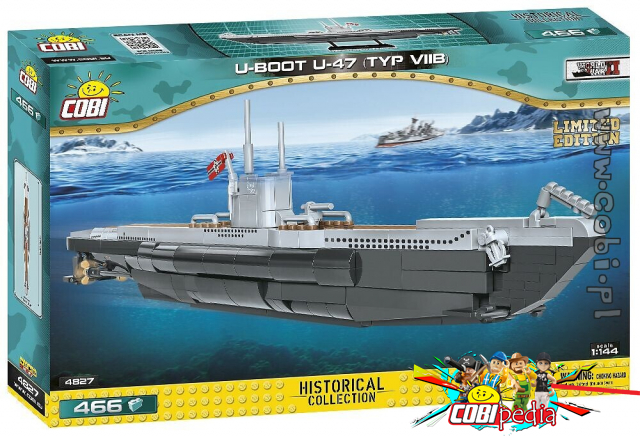 Cobi 4827 U-Boot U-47 TYP VII B Limited Edition