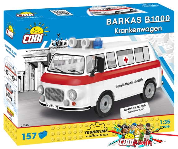 Cobi 24595 S1 Barkas B1000 Krankenwagen